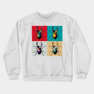 Stag Beetle - Cool Insect Crewneck Sweatshirt